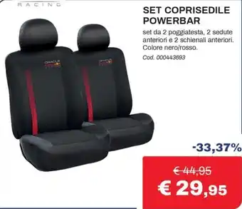 Eurobrico Set coprisedile powerbar offerta