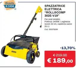 Eurobrico Spazzatrice elettrica Roll&Comp 302E-V19 offerta