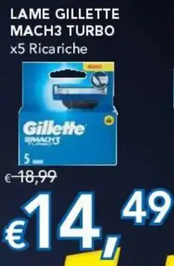 Migross Supermercati e Market Gillette Mach3 Turbo offerta