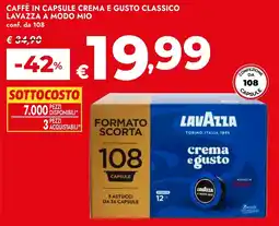 Bennet Caffè in capsule Lavazza a modo mio offerta