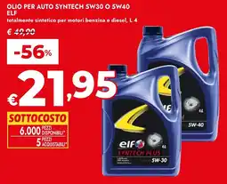 Bennet Olio per auto Syntech offerta