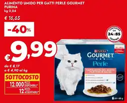 Bennet Alimento umido per gatti perle gourmet purina offerta