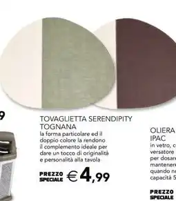 Esselunga TOVAGLIETTA SERENDIPITY TOGNANA offerta
