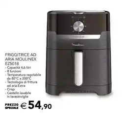 Esselunga FRIGGITRICE AD ARIA MOULINEX EZ5018 offerta