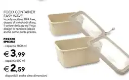 Esselunga FOOD CONTAINER EASY WAVE offerta