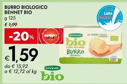 Bennet Burro biologico Bennet bio offerta