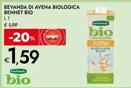 Bennet Beveranda di avena biologica Bennet bio offerta