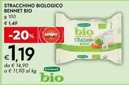 Bennet Stracchino biologico Bennet bio offerta