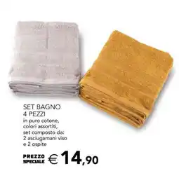 Esselunga SET BAGNO 4 PEZZI offerta
