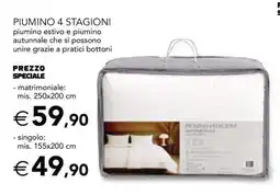 Esselunga PIUMINO 4 STAGIONI - matrimoniale offerta