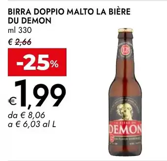 Birra Doppio Malto La Bière Du Demon