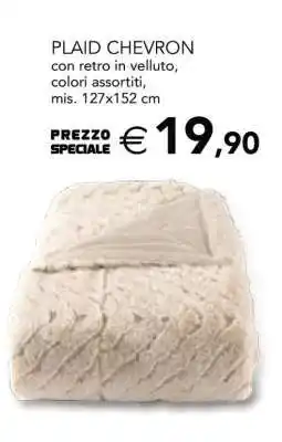 Esselunga PLAID CHEVRON offerta