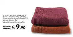 Esselunga BIANCHERIA BAGNO offerta