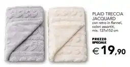 Esselunga PLAID TRECCIA JACQUARD offerta
