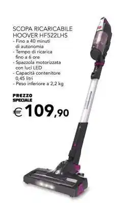Esselunga SCOPA RICARICABILE HOOVER HF522LHS offerta