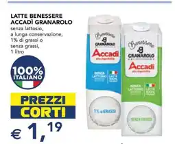 Esselunga LATTE BENESSERE ACCADÌ GRANAROLO offerta