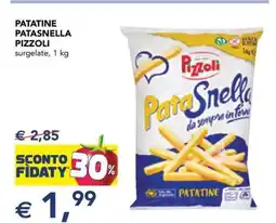 Esselunga Patatine Patasnella Pizzoli offerta