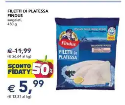 Esselunga Filetti di Platessa Findus offerta