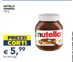 Esselunga NUTELLA FERRERO offerta