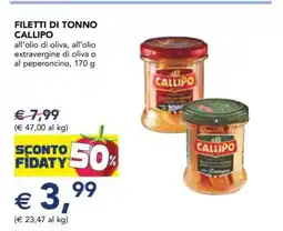 Esselunga Filetti di Tonno Callipo offerta