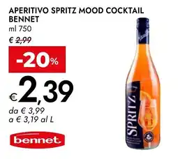 Bennet Aperitivo Spritz Mood Cocktail Bennet offerta