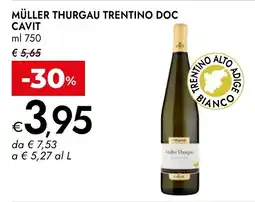 Bennet Müller Thurgau Cavit offerta