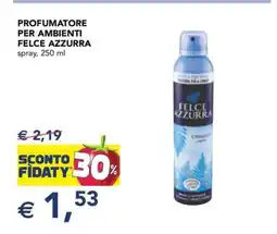 Esselunga PROFUMATORE PER AMBIENTI FELCE AZZURRA offerta