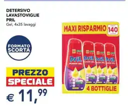 Esselunga DETERSIVO LAVASTOVIGLIE PRIL offerta
