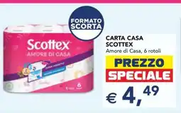 Esselunga CARTA CASA SCOTTEX offerta