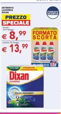 Esselunga Detersivo Lavatrice Dixan offerta