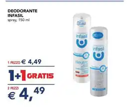Esselunga Deodorante Infasil offerta