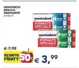 Esselunga Dentifricio Bipacco Mentadent offerta