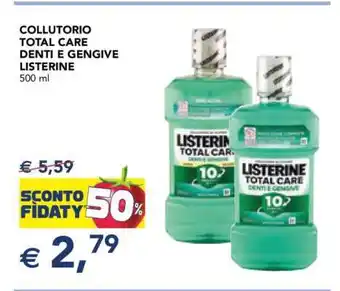 Esselunga Collutorio Total Care Denti e Gengive Listerine offerta