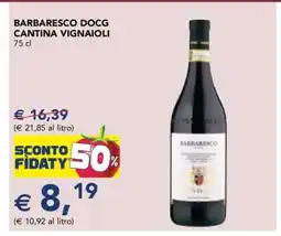 Esselunga BARBARESCO DOCG CANTINA VIGNAIOLI 75 cl offerta