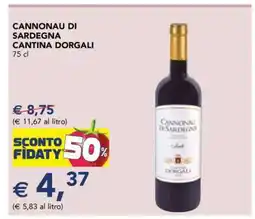 Esselunga Cannonau di Sardegna Cantina Dorgali offerta