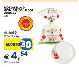 Esselunga MOZZARELLA DI GIOIA DEL COLLE DOP GIOIELLA offerta
