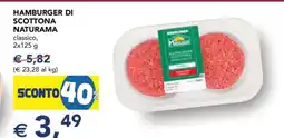 Esselunga Hamburger di Scottona Naturama offerta