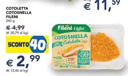 Esselunga COTOLETTA COTOSNELLA FILENI offerta