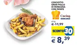 Esselunga COSCIOTTO GRAN POLLO DI ROMAGNA CON PATATE offerta
