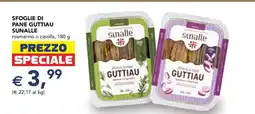 Esselunga SFOGLIE DI PANE GUTTIAU SUNALLE offerta