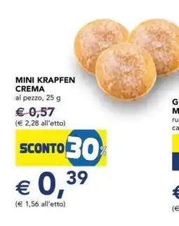 Esselunga MINI KRAPFEN CREMA offerta