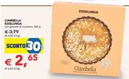 Esselunga CIAMBELLA ESSELUNGA offerta