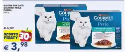 Esselunga Bustine per gatti Gourmet Perle Purina offerta