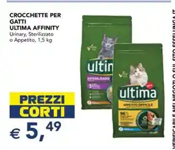 Esselunga CROCCHETTE PER GATTI ULTIMA AFFINITY offerta