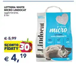 Esselunga LETTIERA WHITE MICRO LINDOCAT offerta