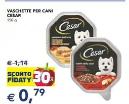 Esselunga VASCHETTE PER CANI CESAR offerta