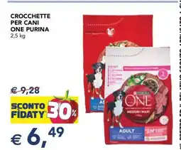 Esselunga Crocchette per Cani One Purina offerta