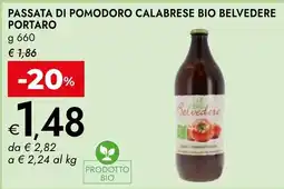 Bennet Passata di pomodoro calabrese bio Belvedere offerta