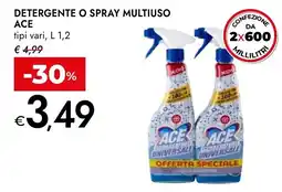 Bennet Detergente o spray multiuso Ace offerta