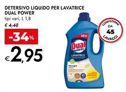 Bennet Detersivo liquido per lavatrice Dual Power offerta
